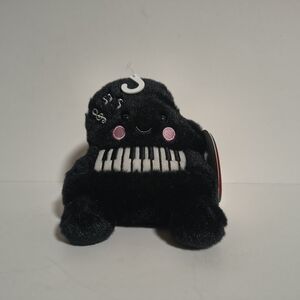 New Aurora 61598 Plush Palm Pals Paul Piano 5" Soft Toy Black